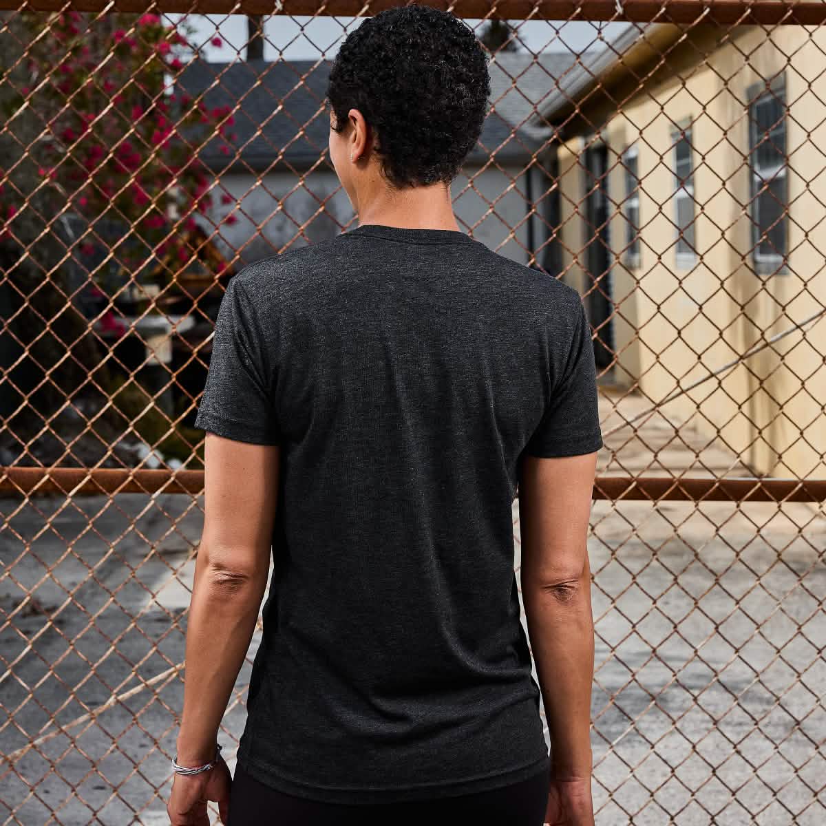 Subtle Spearhead Tee - Tri-Blend - Storming Gravity