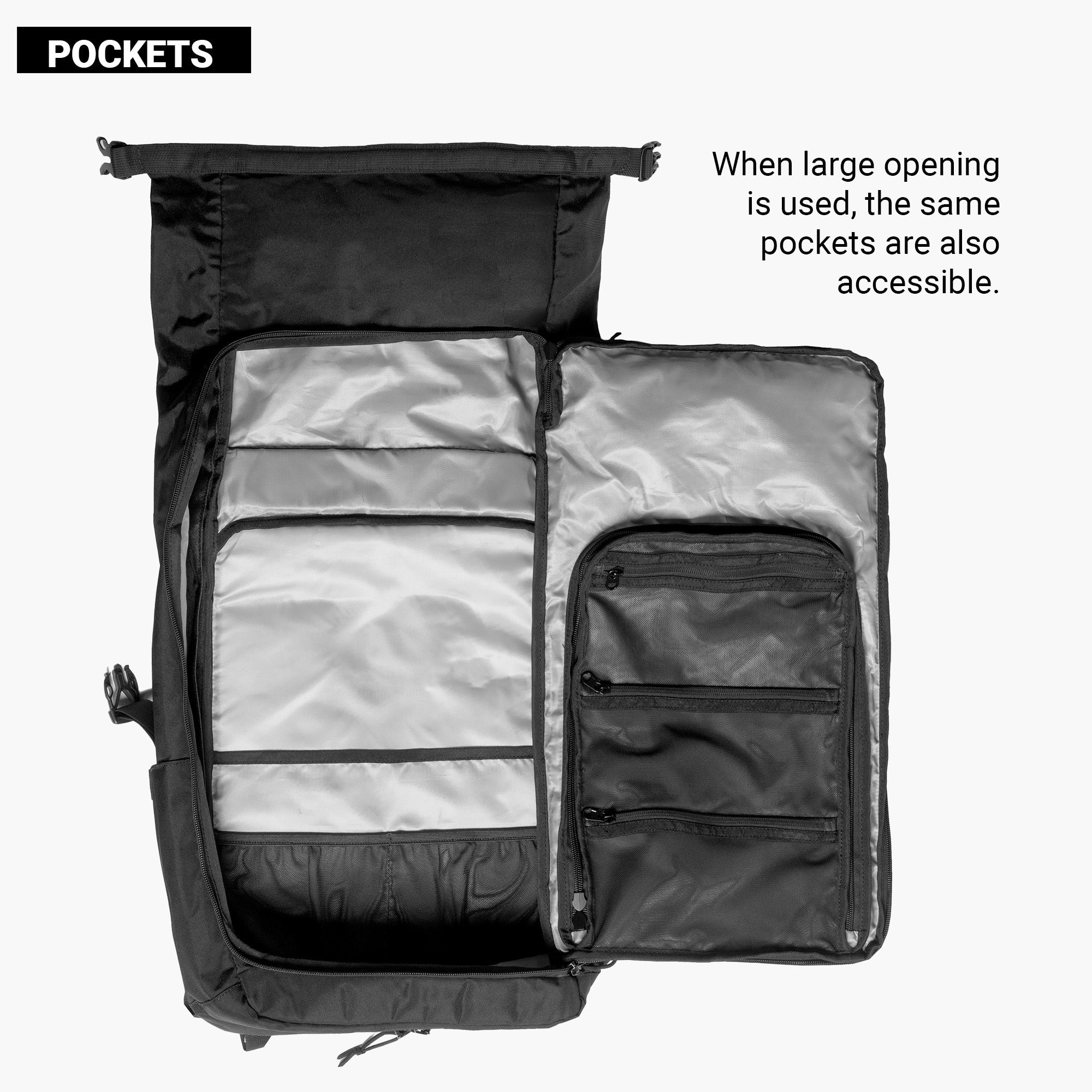 Delta 16-42L Expandable Backpack - Storming Gravity