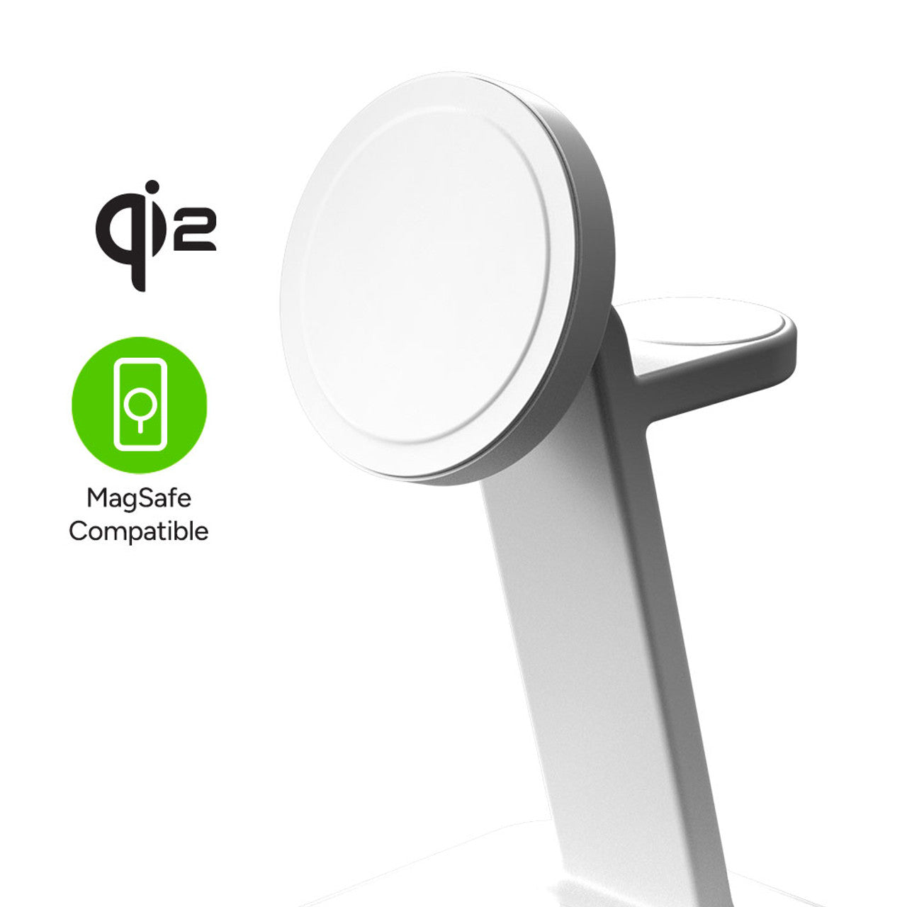 snap+ 3-in-1 wireless charge stand (UK Plug with cable included) - Storming Gravity
