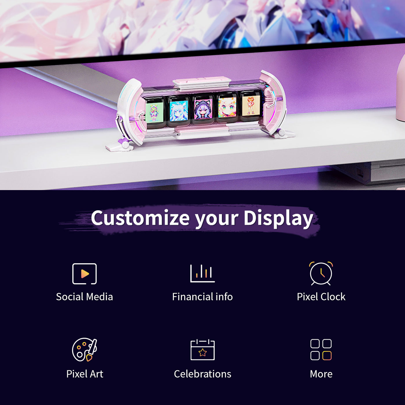 Times Gate | Pixel Art Informative Display