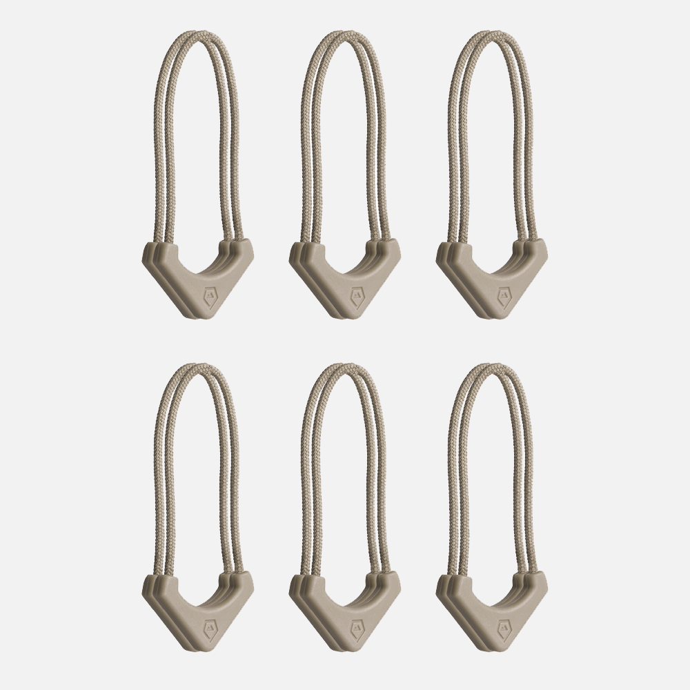 Worryless Locking Zipper Pullers - Storming Gravity