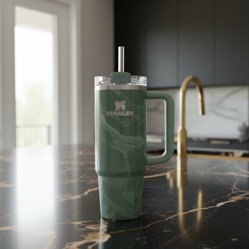 The Quencher® H2.0 FlowState™ Tumbler | 30 OZ | Marble Collection - Storming Gravity