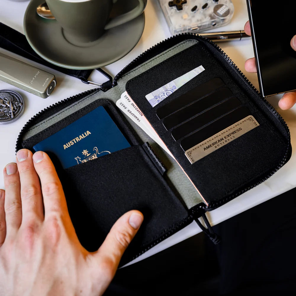 Zip Passport Wallet - Storming Gravity