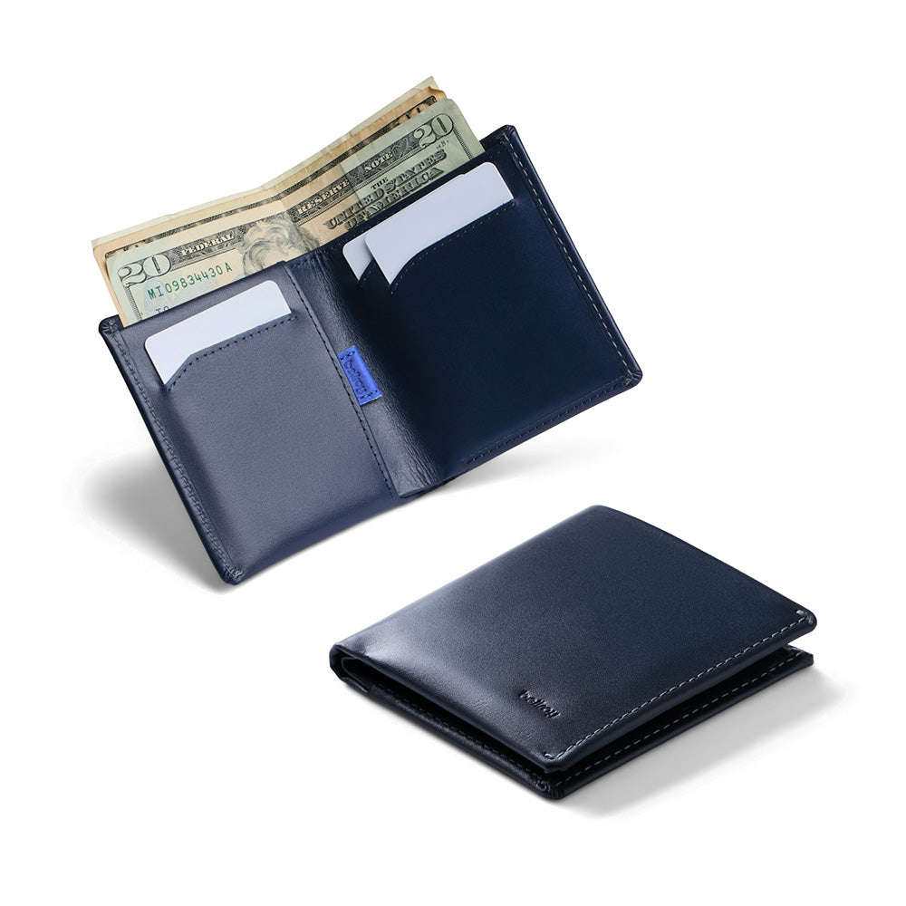 Bellroy Note Sleeve | Slim Men's Leather Wallet - Storming Gravity