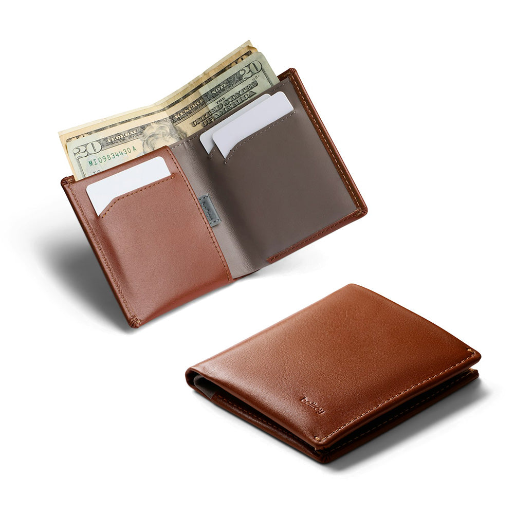 Bellroy Note Sleeve | Slim Men's Leather Wallet - Storming Gravity