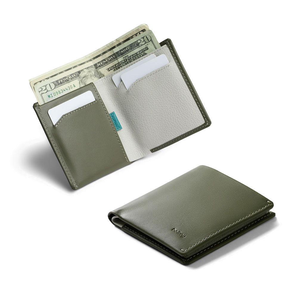 Bellroy Note Sleeve | Slim Men's Leather Wallet - Storming Gravity