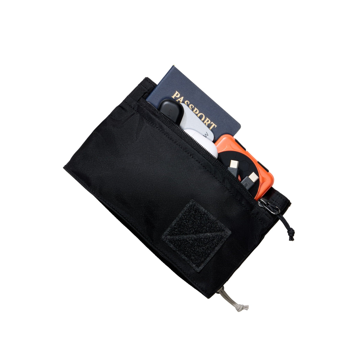 CIVIC Flat Pouch Black Travel Kit
