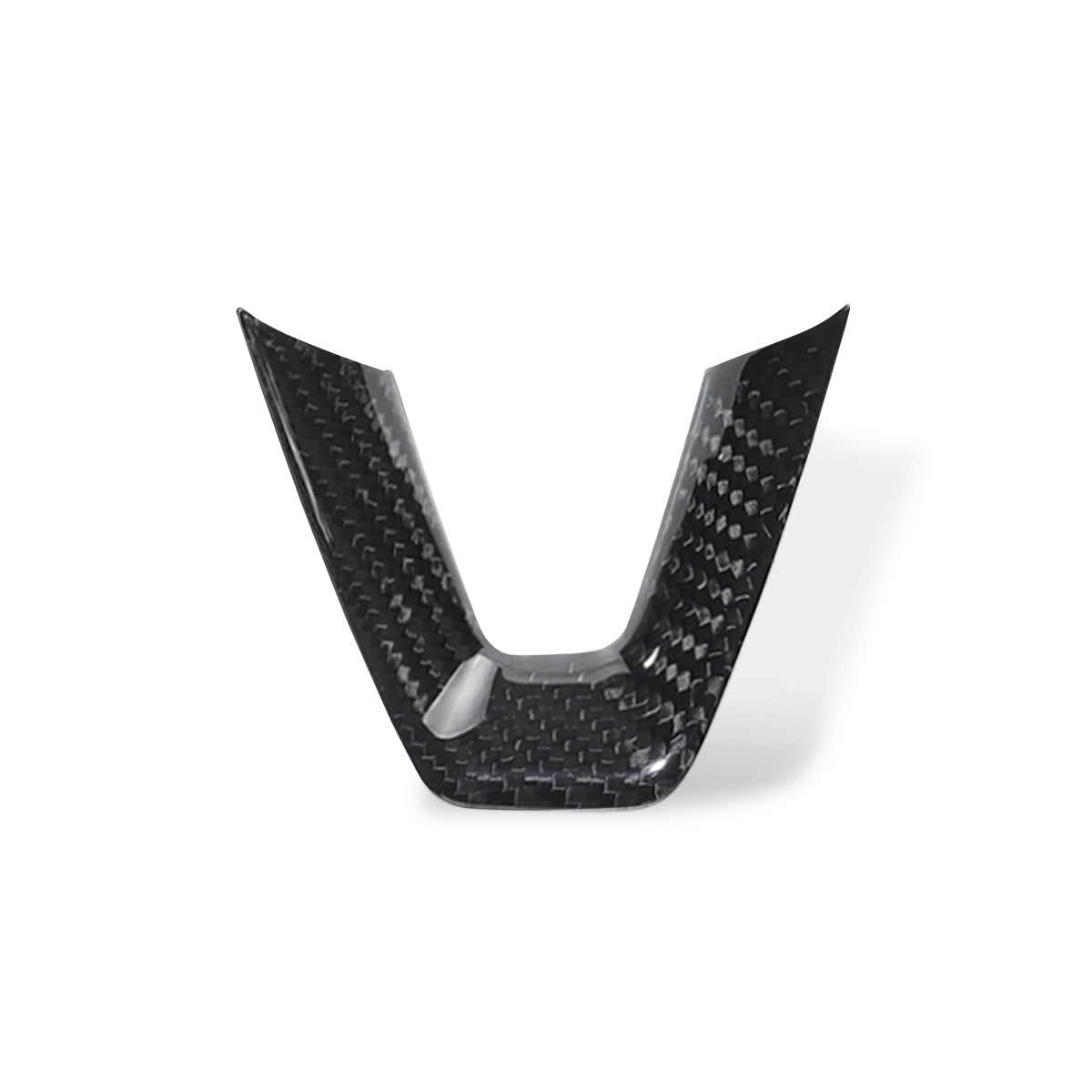 Real Carbon Fiber Steering Wheel Cover for Model 3 Highland