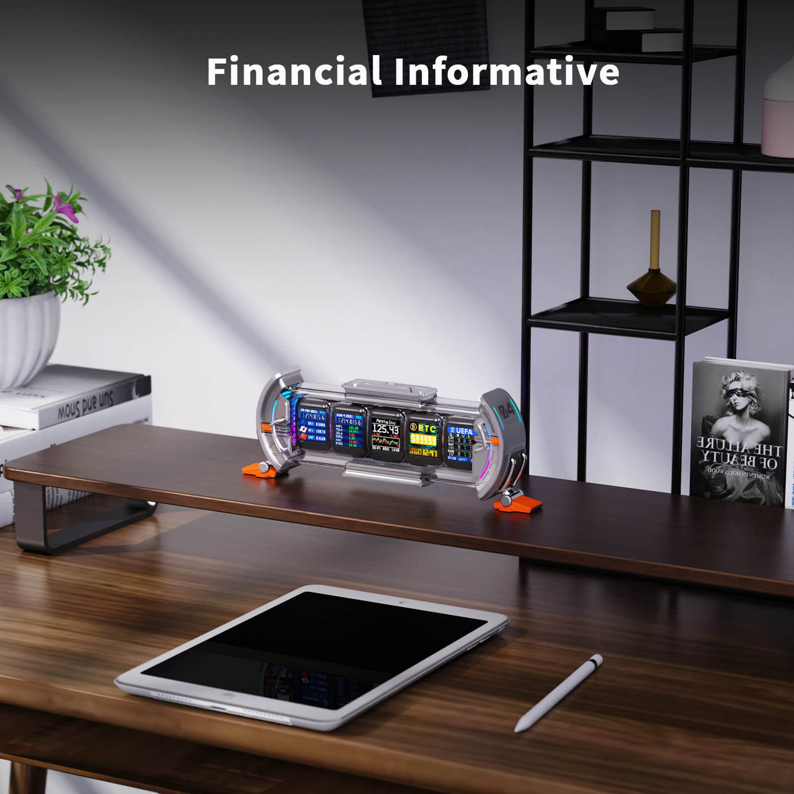 Times Gate | Pixel Art Informative Display