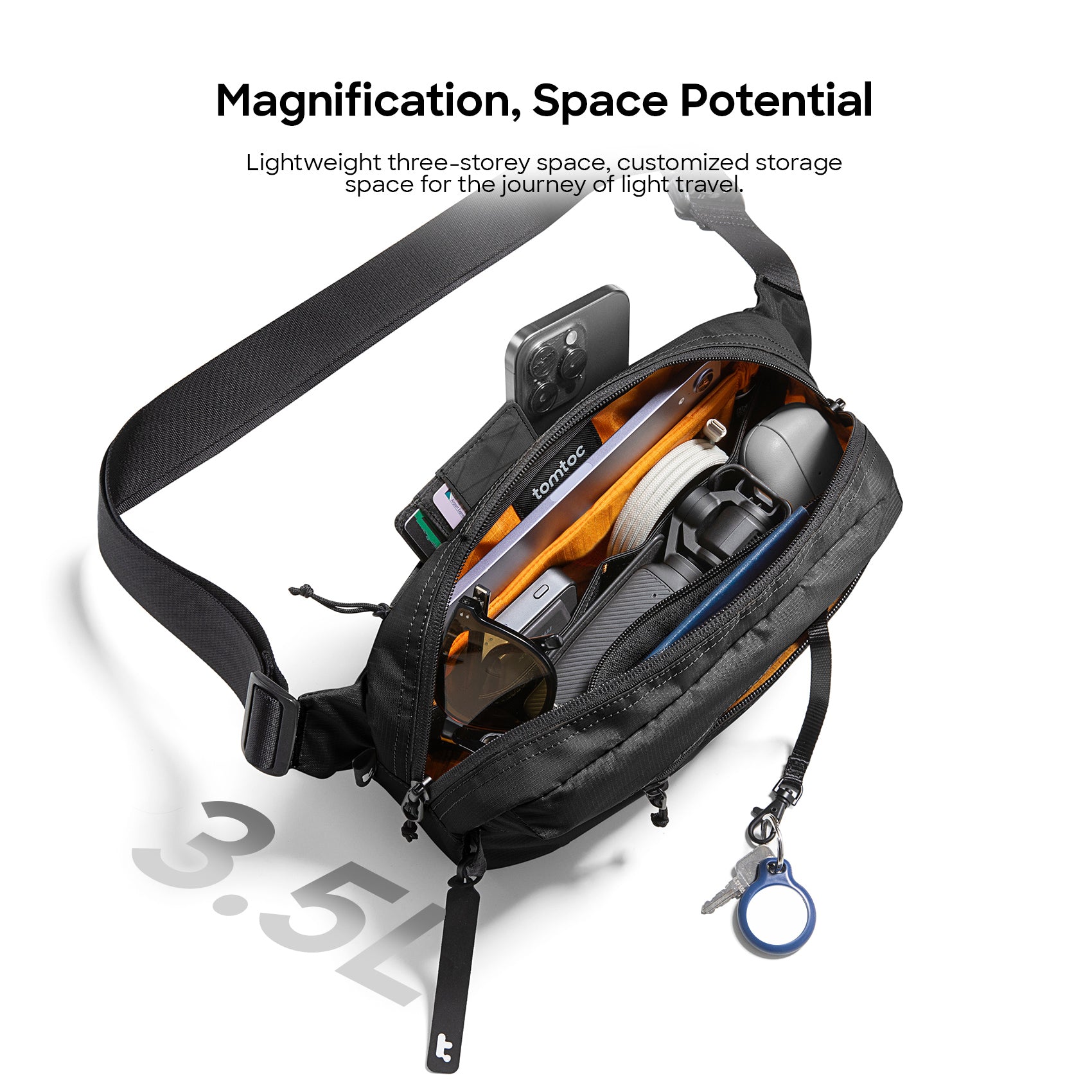 Aviator-T33 Chest Bag 3.5L - Storming Gravity