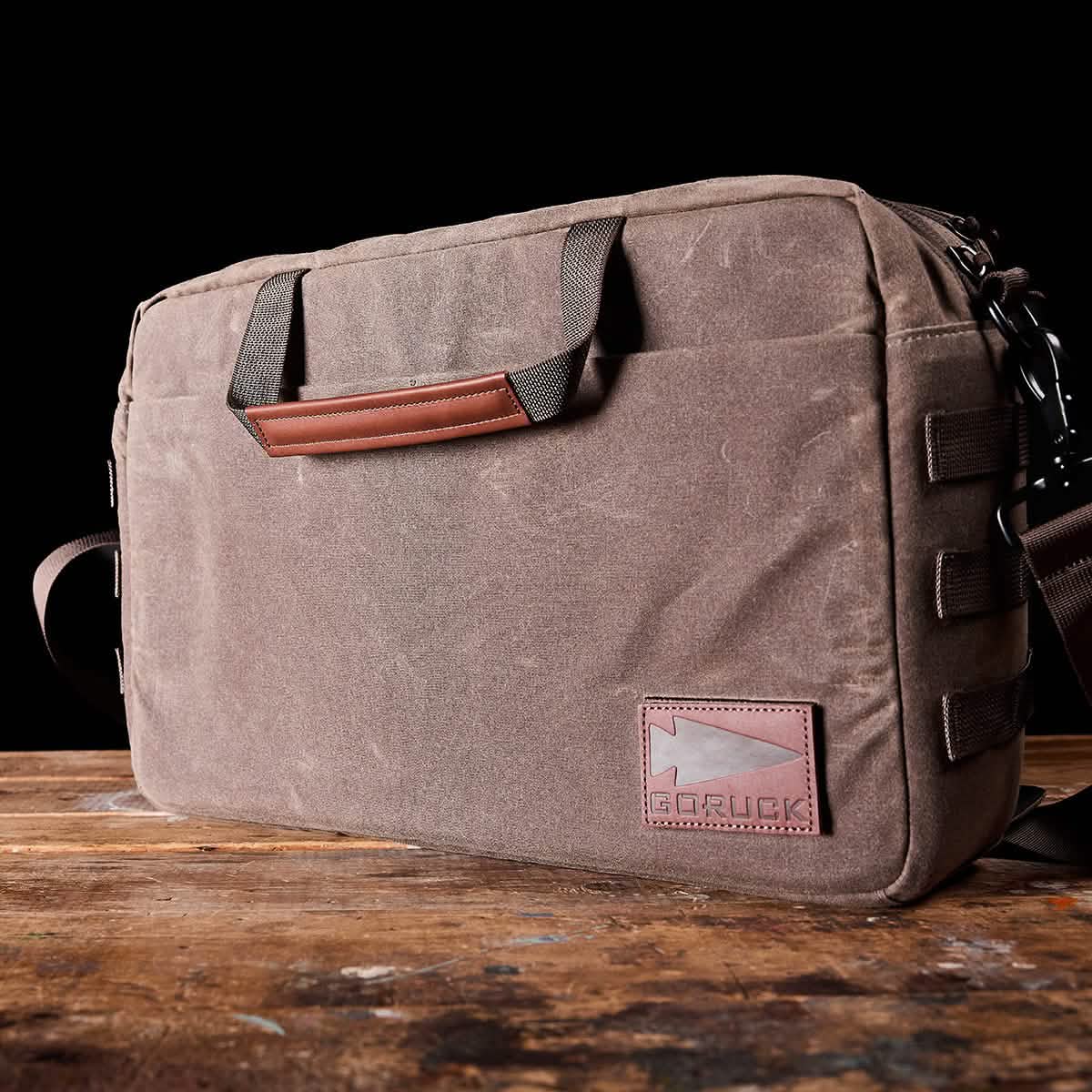 Shoulder Bag 15L - Waxed Canvas - Storming Gravity