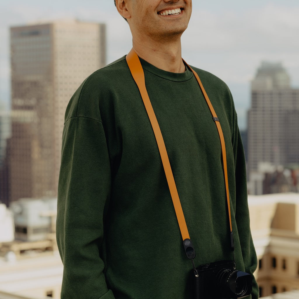 Form Leather Camera Strap - Storming Gravity