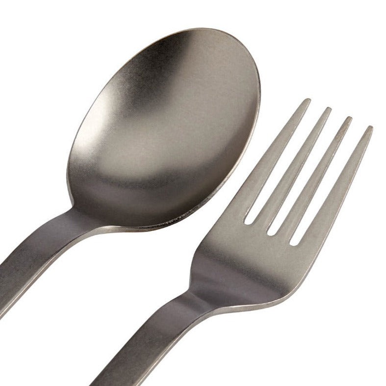 Titanium Fork & Spoon Set