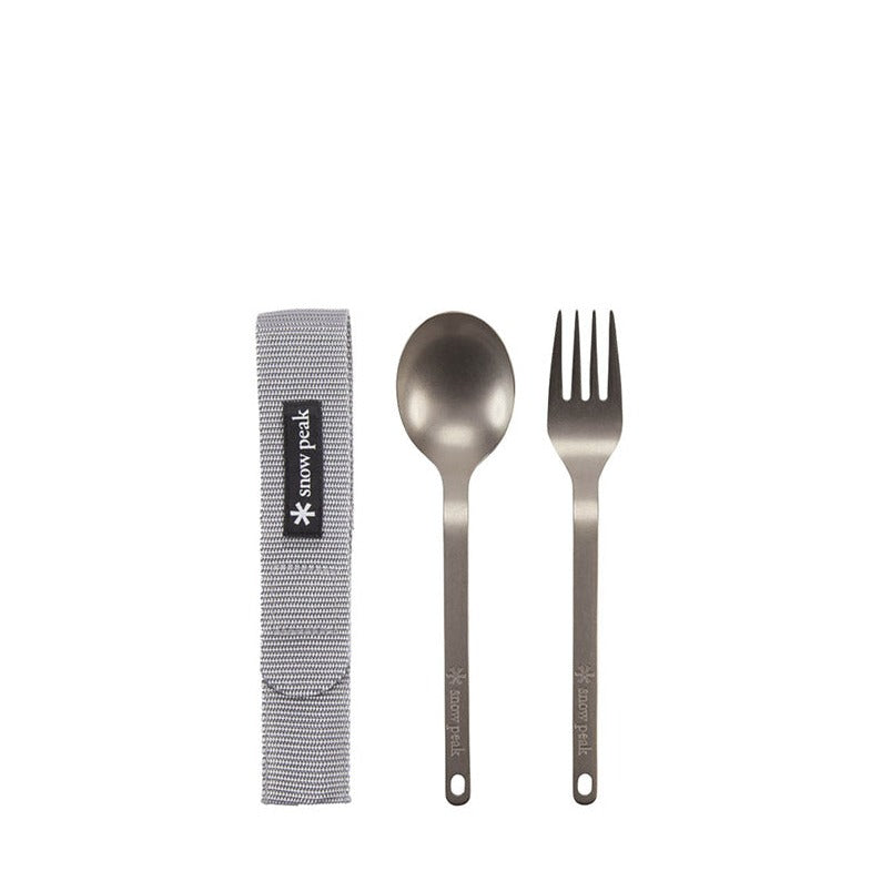 Titanium Fork & Spoon Set