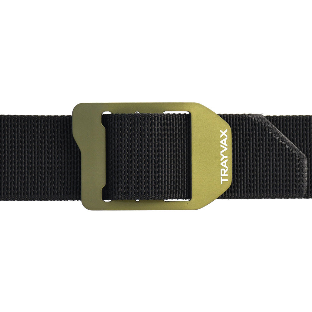 Trayvax Cinch Designer Belt - Heavy Duty Nylon Web Belt - Storming Gravity