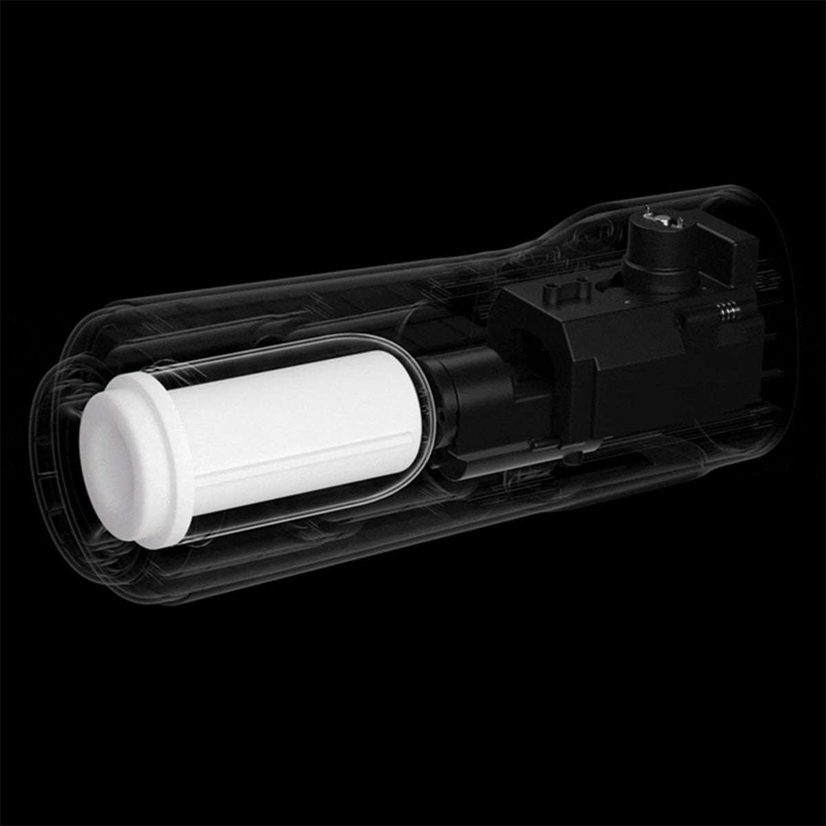Try Fun - Meta Series App Controlled Automatic Male Vibrator - Storming Gravity