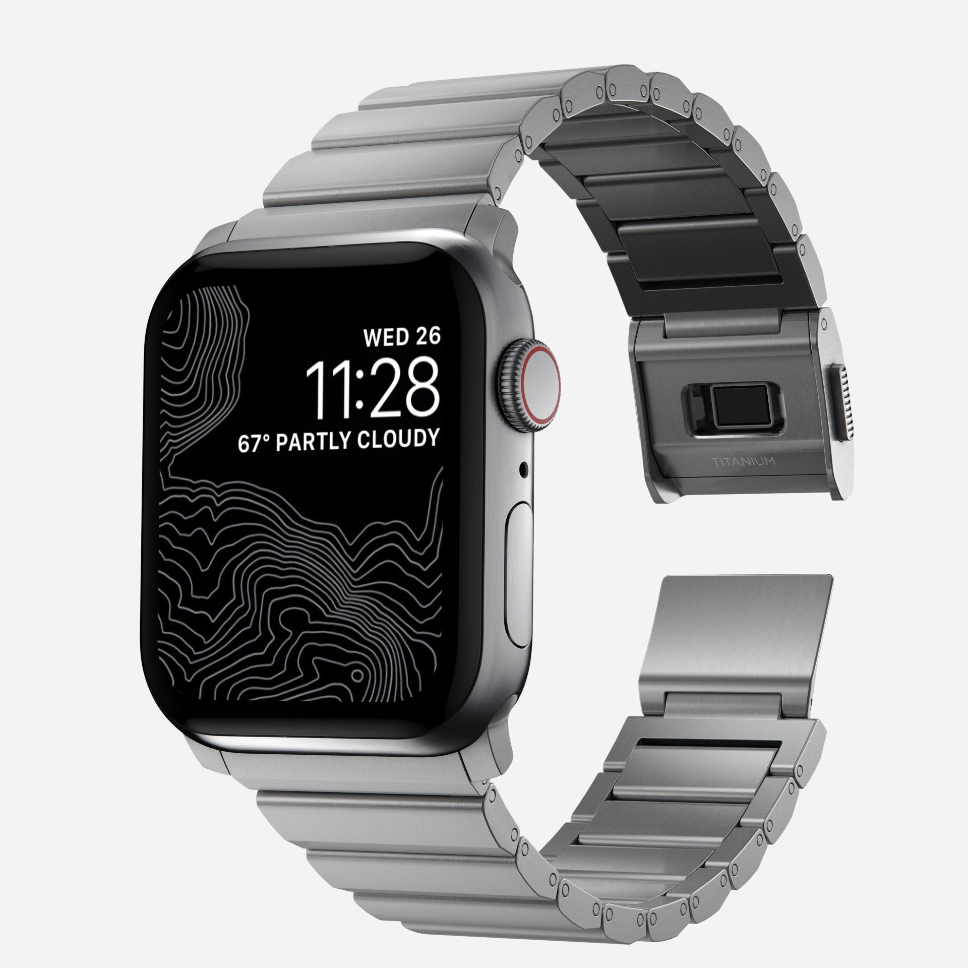 Titanium Band for Apple Watch - Storming Gravity