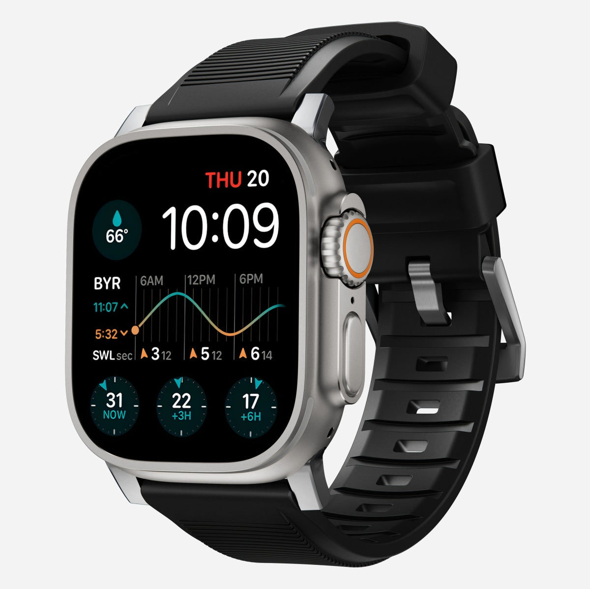 Rugged Band - for Ultra and 44-46mm - Storming Gravity