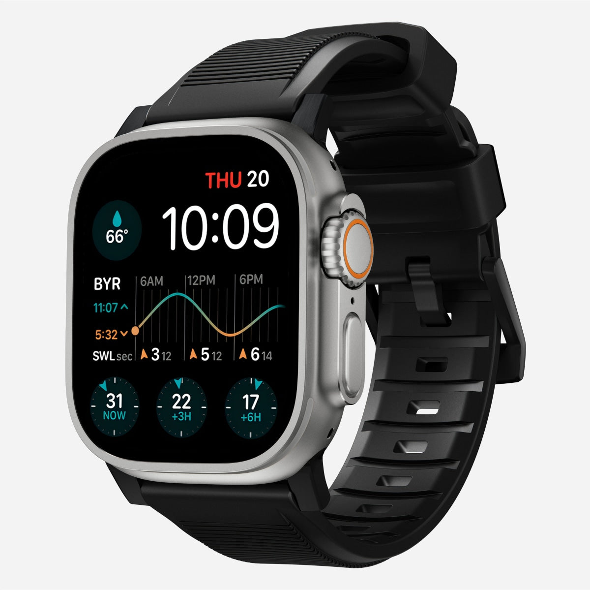 Rugged Band - for Ultra and 44-46mm - Storming Gravity