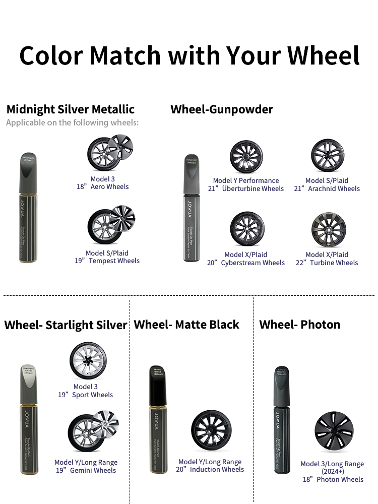 Touch-up Paint for Tesla Model S/3/X/Y (2 pieces)