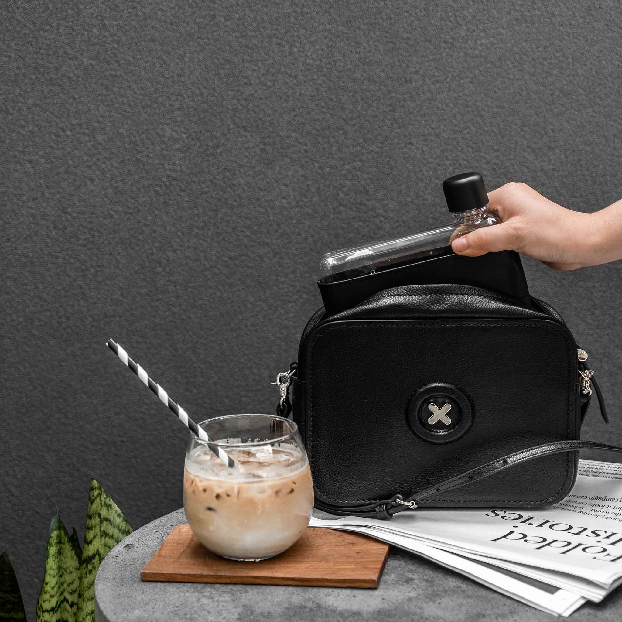 Genuine Leather Sleeve for memobottle - Storming Gravity