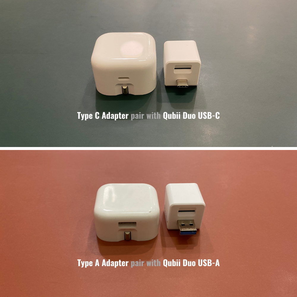 Qubii Duo : Ultra Fast Advanced Auto-Backup Device (Compatible with iOS & Android) - Storming Gravity