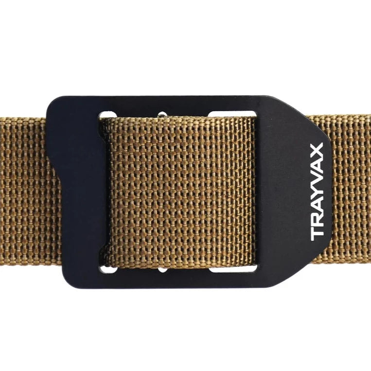 Trayvax Cinch Designer Belt - Heavy Duty Nylon Web Belt - Storming Gravity