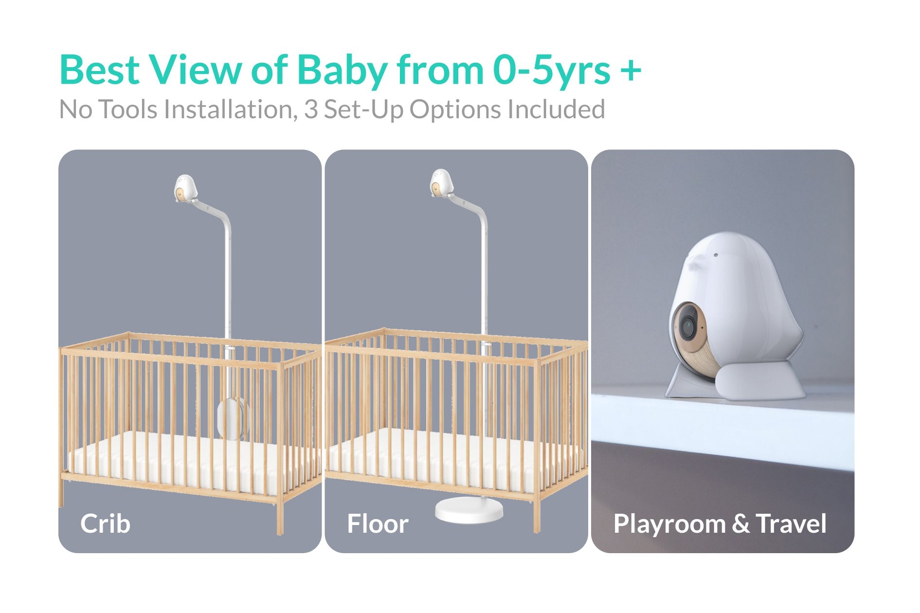 Cubo Ai Plus (Gen. 2) - Smart Baby Monitor | Proactive A.I. for Baby - Storming Gravity