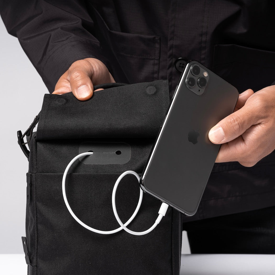 Kompak 5L Crossbody Bag - Black Ember - Storming Gravity