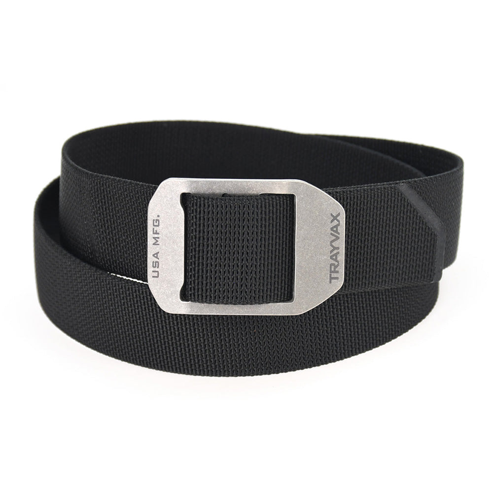 Trayvax Cinch Designer Belt - Heavy Duty Nylon Web Belt - Storming Gravity