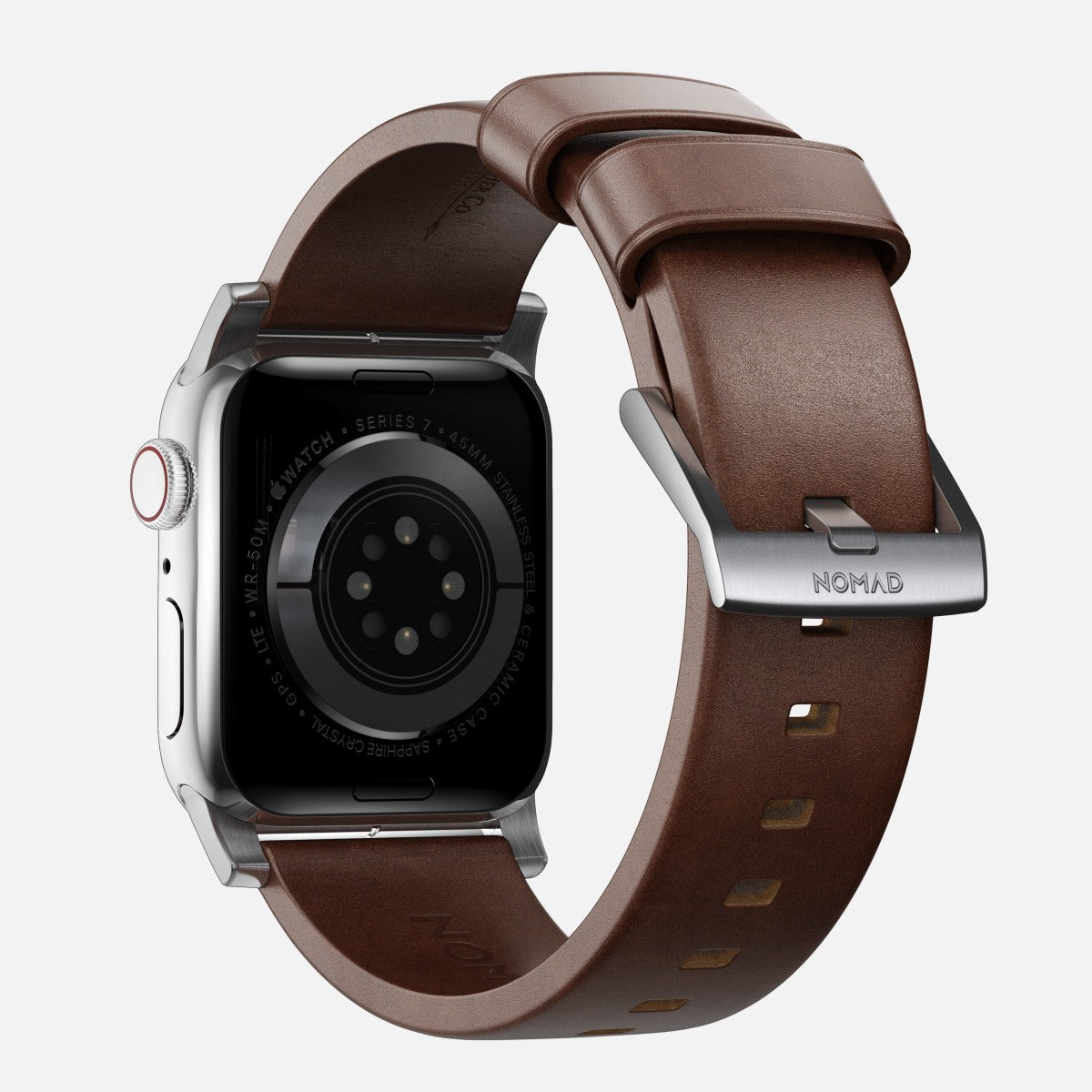 Nomad Modern Leather Apple Watch Band - Storming Gravity