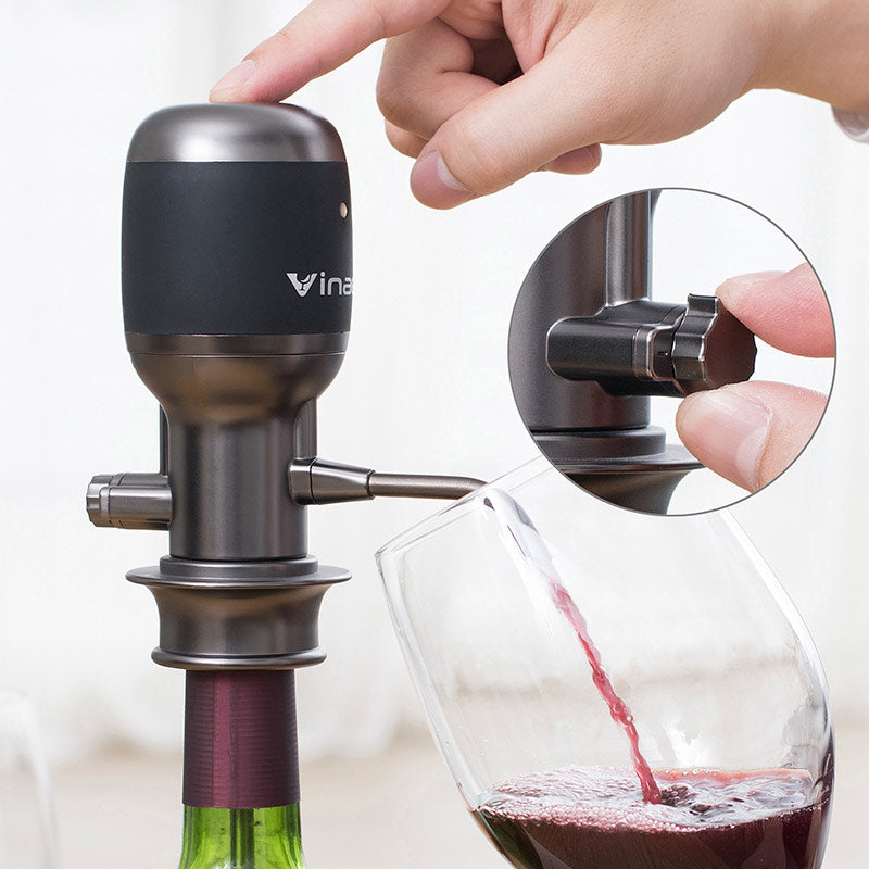 Vinaera Pro (Gen. 2) - Adjustable Electric Wine Aerator