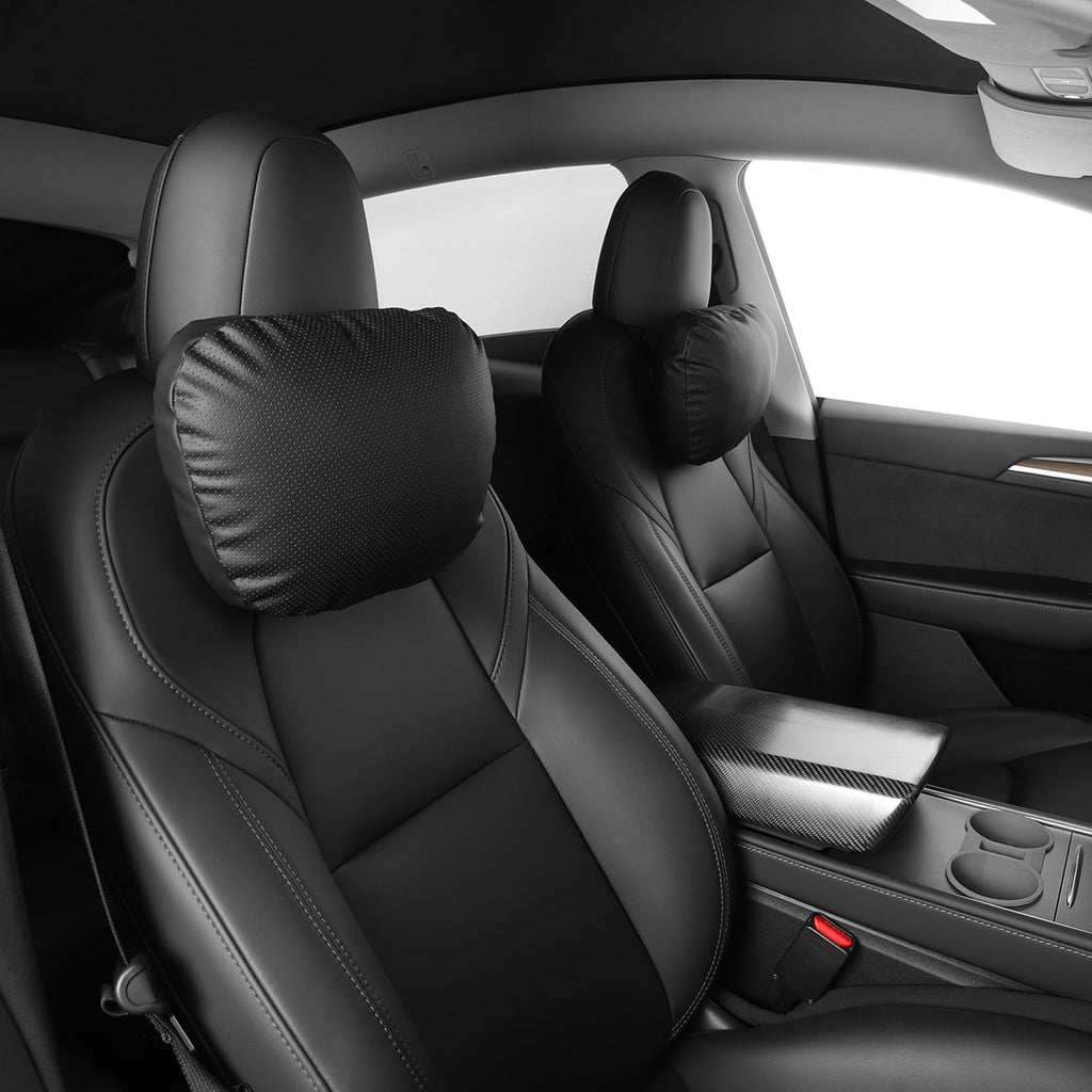 Leather Headrest Pillow for Tesla