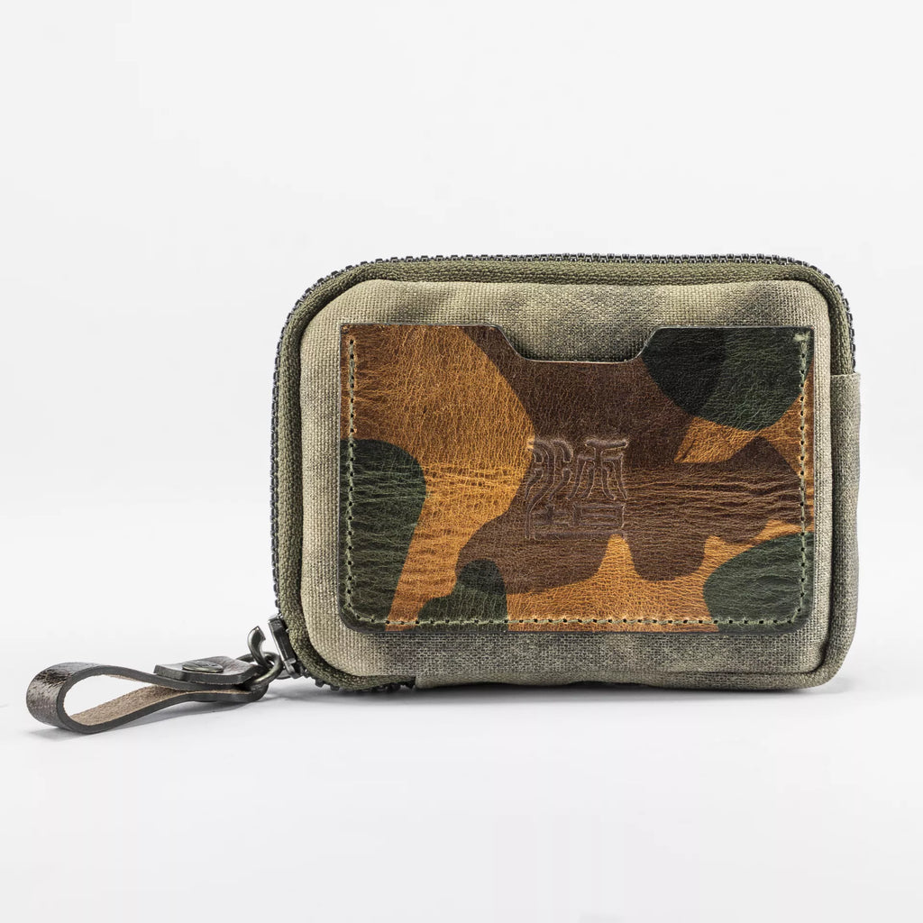 Woodland Camo Leather Essential Wallet