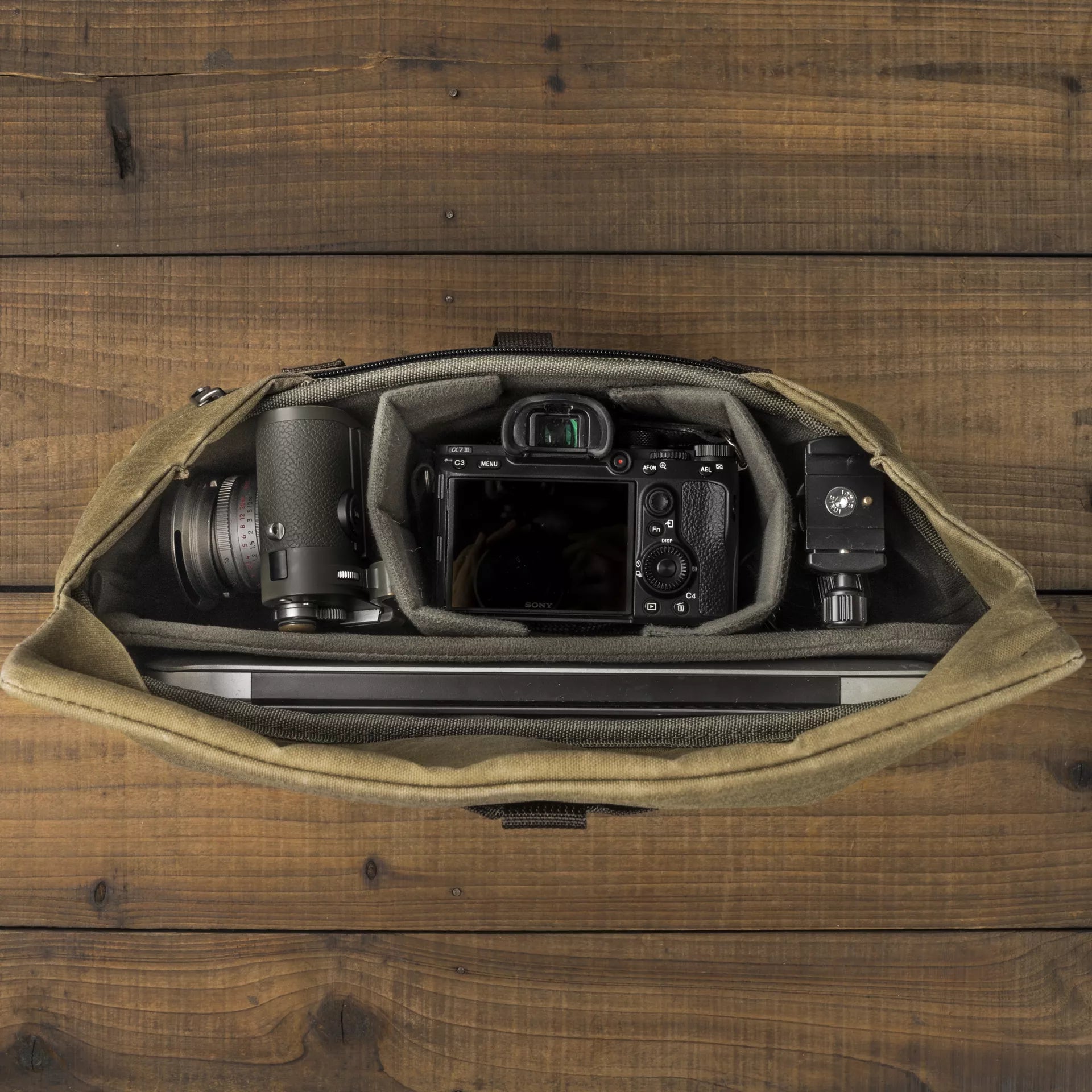 Pilot Canvas Travel Camera Bag 10L Upgraded - Storming Gravity
