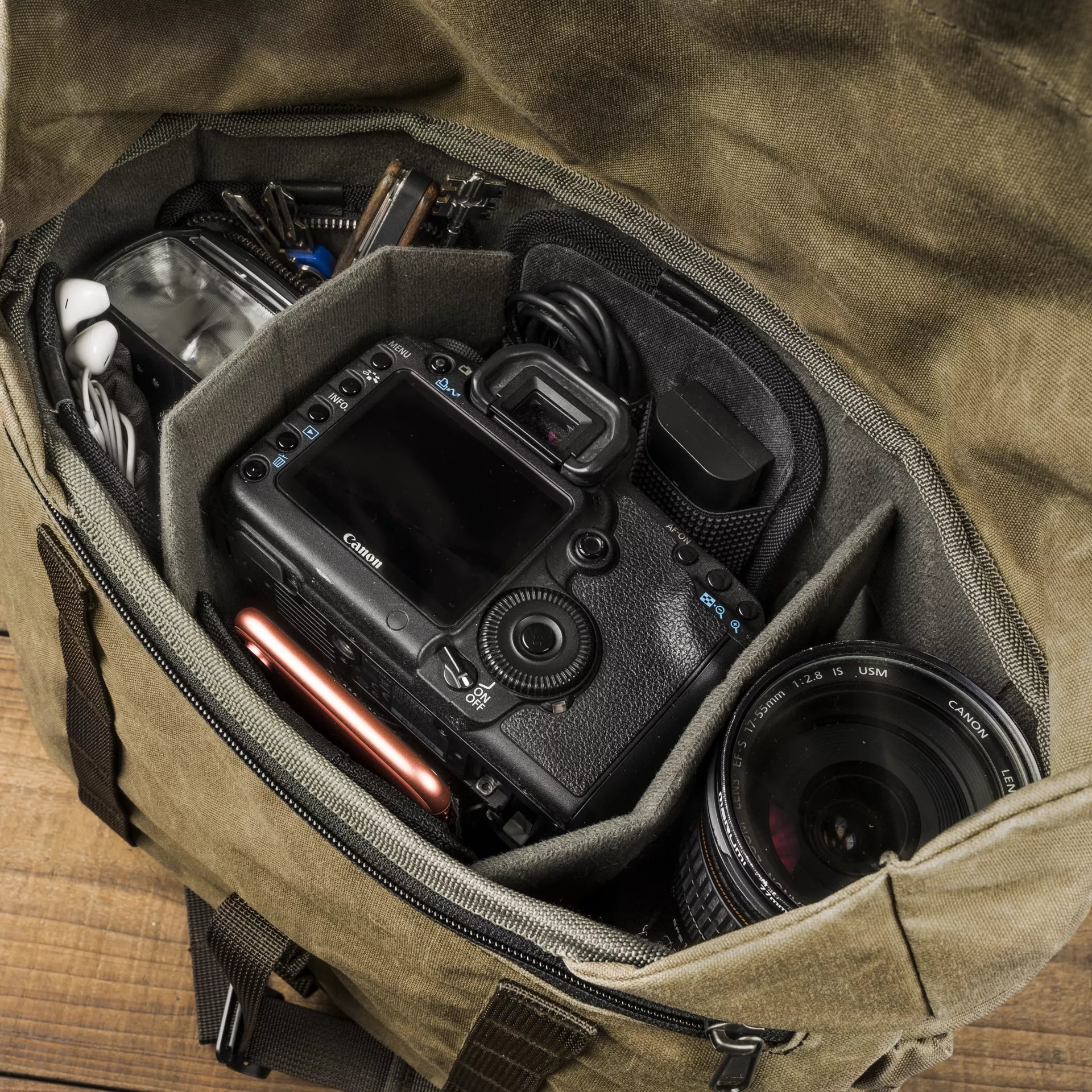 Pilot Canvas Travel Camera Bag 10L Upgraded - Storming Gravity