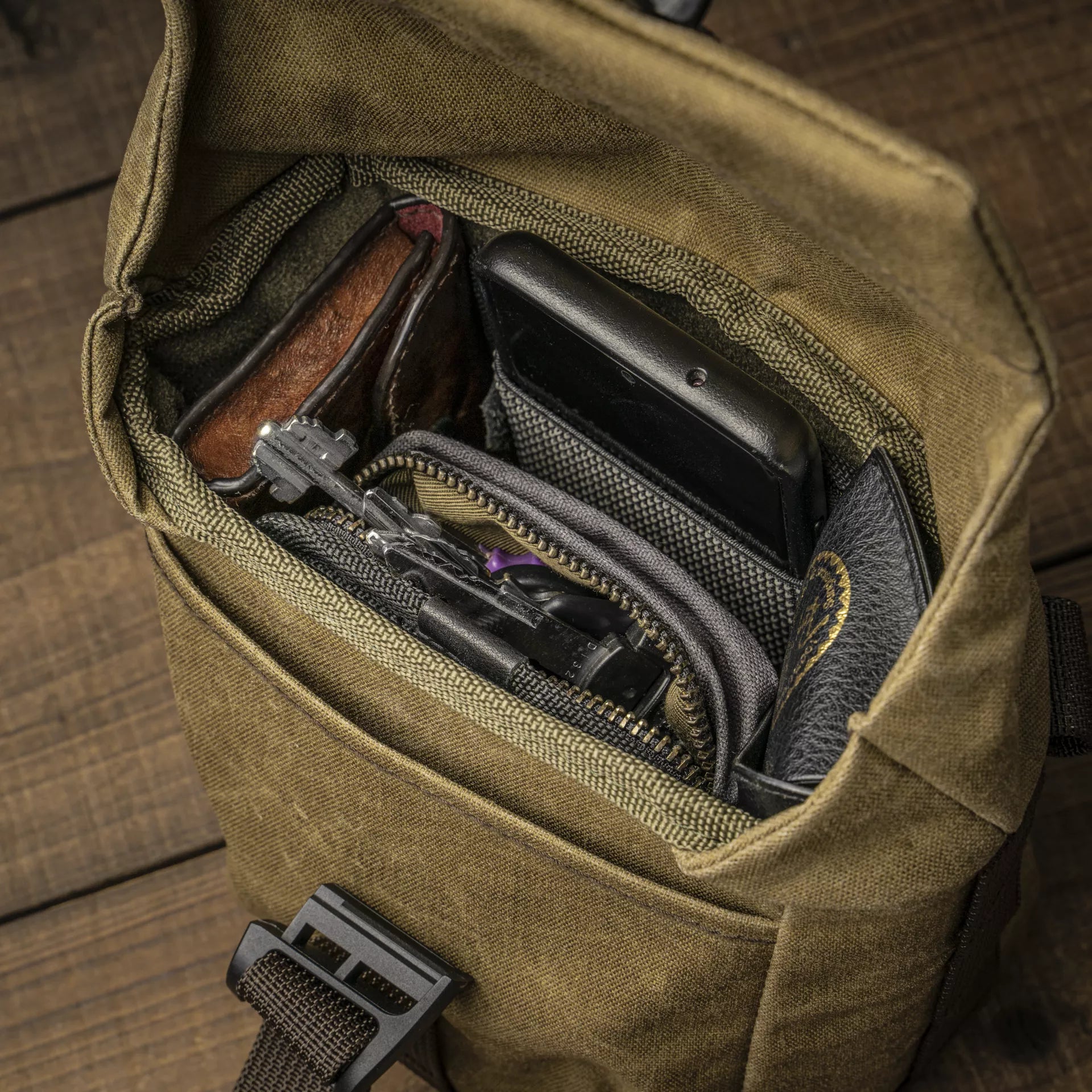 Pilot Canvas Travel Camera Bag 2L Upgraded - Storming Gravity