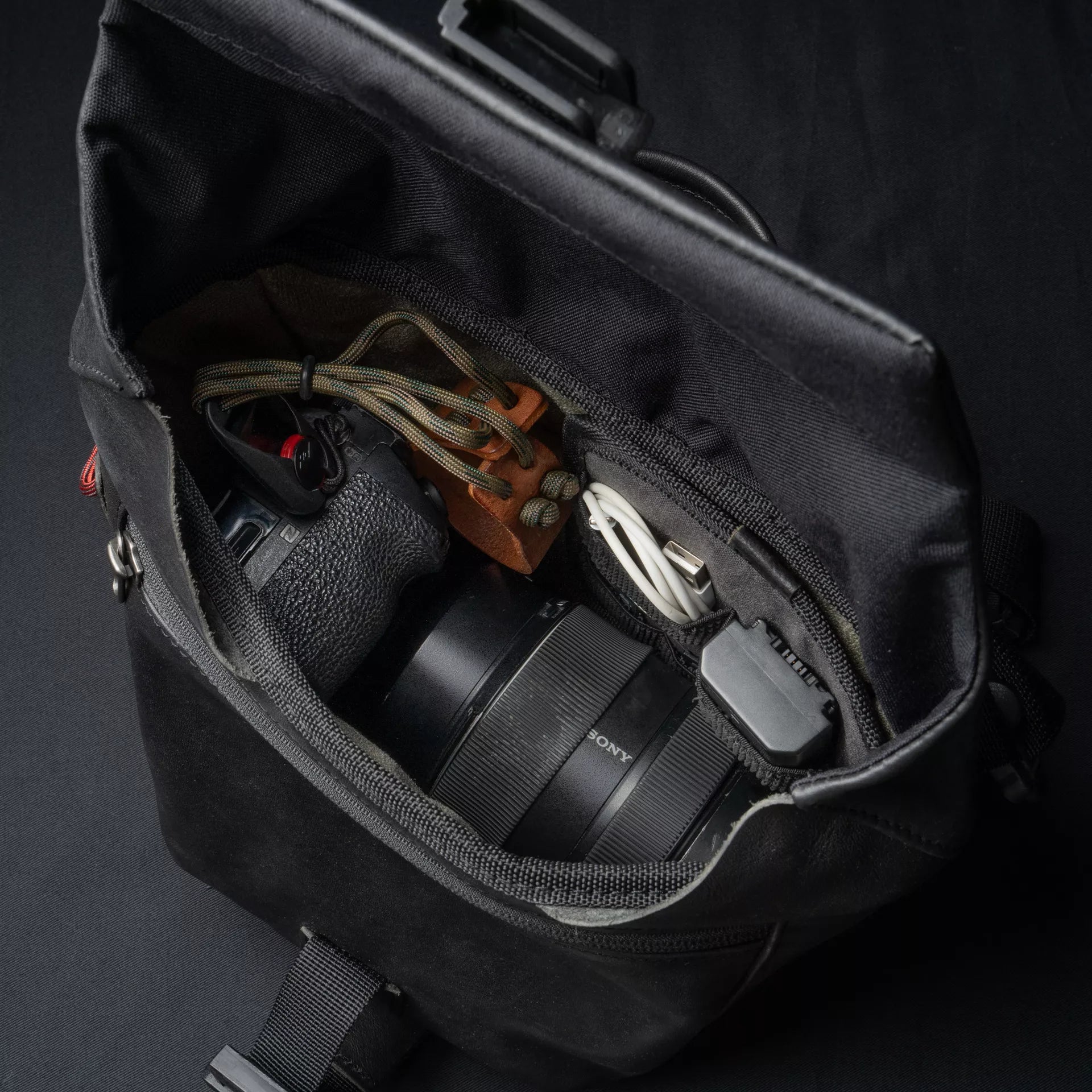 Pilot Leather Travel Camera Bag 3.5L Upgraded - Storming Gravity