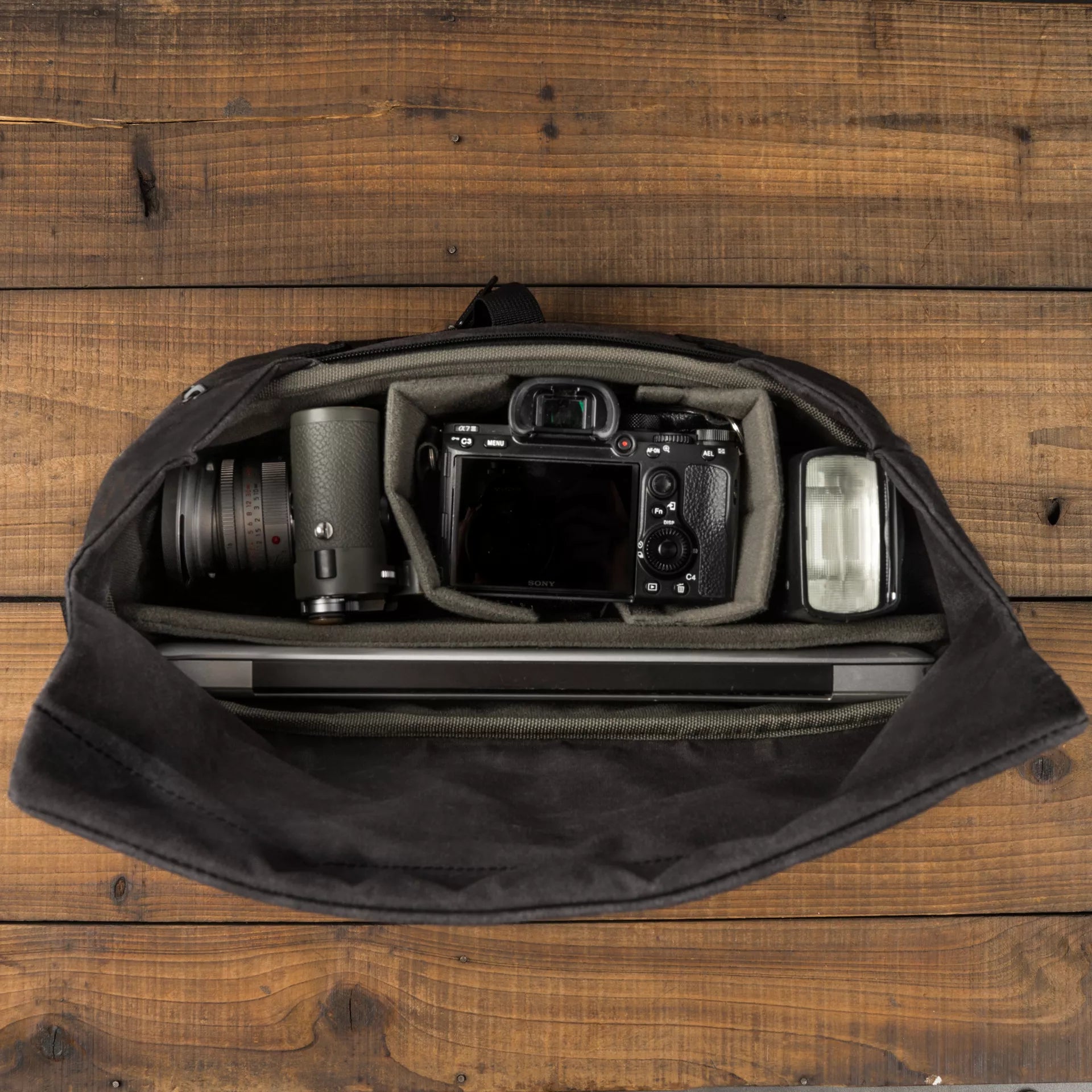 Pilot Canvas Travel Camera Bag 10L Upgraded - Storming Gravity