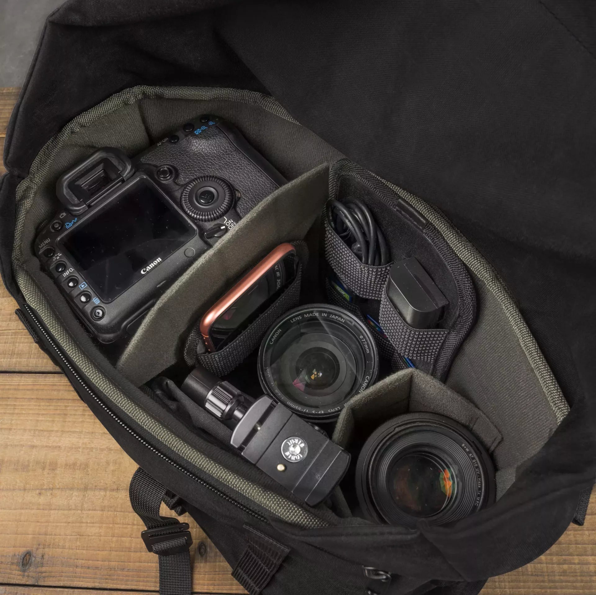 Pilot Canvas Travel Camera Bag 10L Upgraded - Storming Gravity