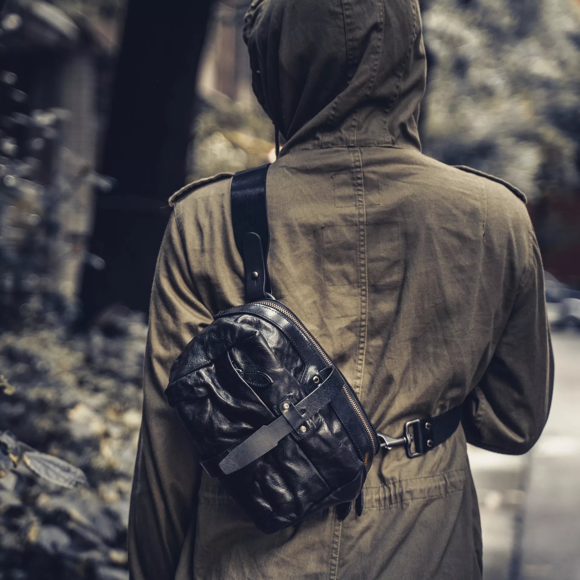 Mini Rider Sling Bag 3.5L - Full Leather Version - Storming Gravity