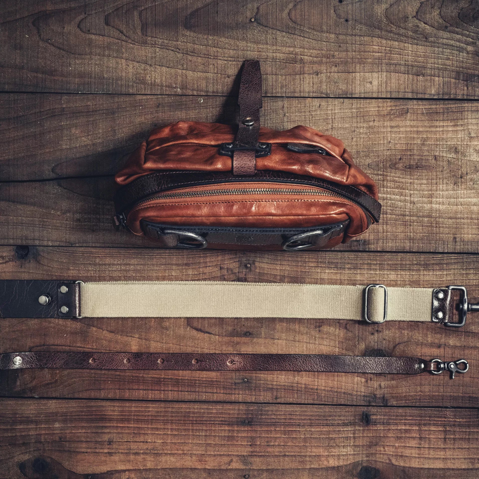 Mini Rider Sling Bag 3.5L - Full Leather Version - Storming Gravity