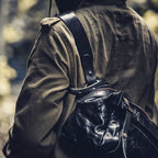 Night Rider Full Leather Sling Bag 9.5L
