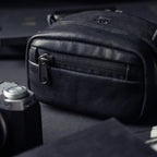 Full Leather Portable Camera Pouch ML