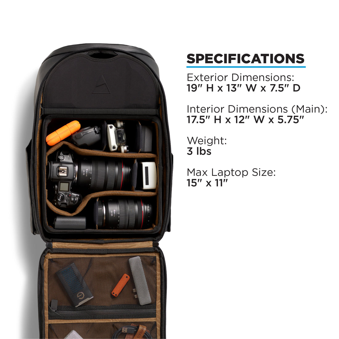 Mckinnon Camera Backpack 25L - Storming Gravity
