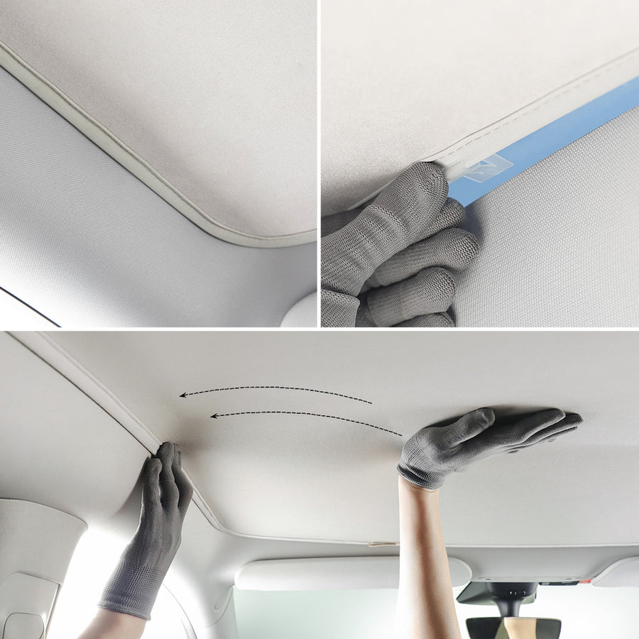 Ice Velvet Static Glassroof Sunshade for Model Y Juniper 2025+