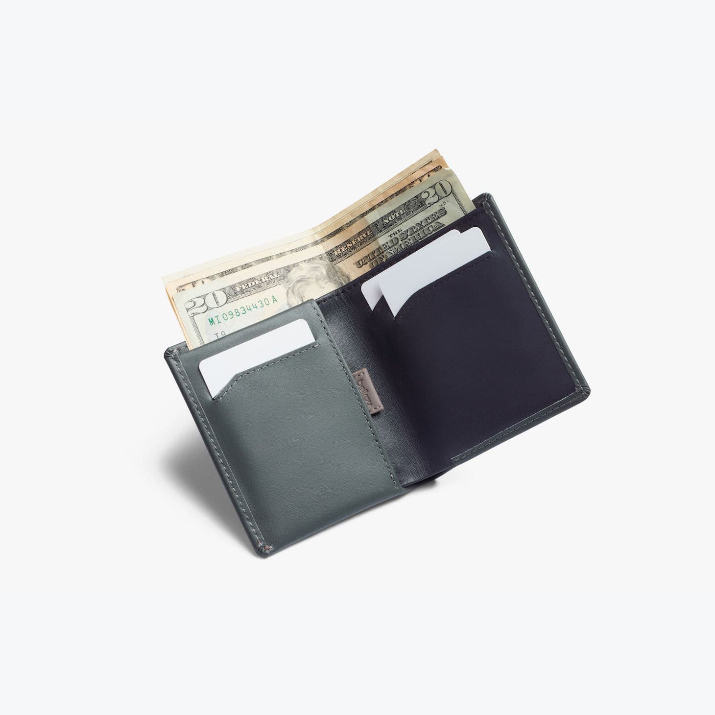 Bellroy Note Sleeve | Slim Men's Leather Wallet - Storming Gravity
