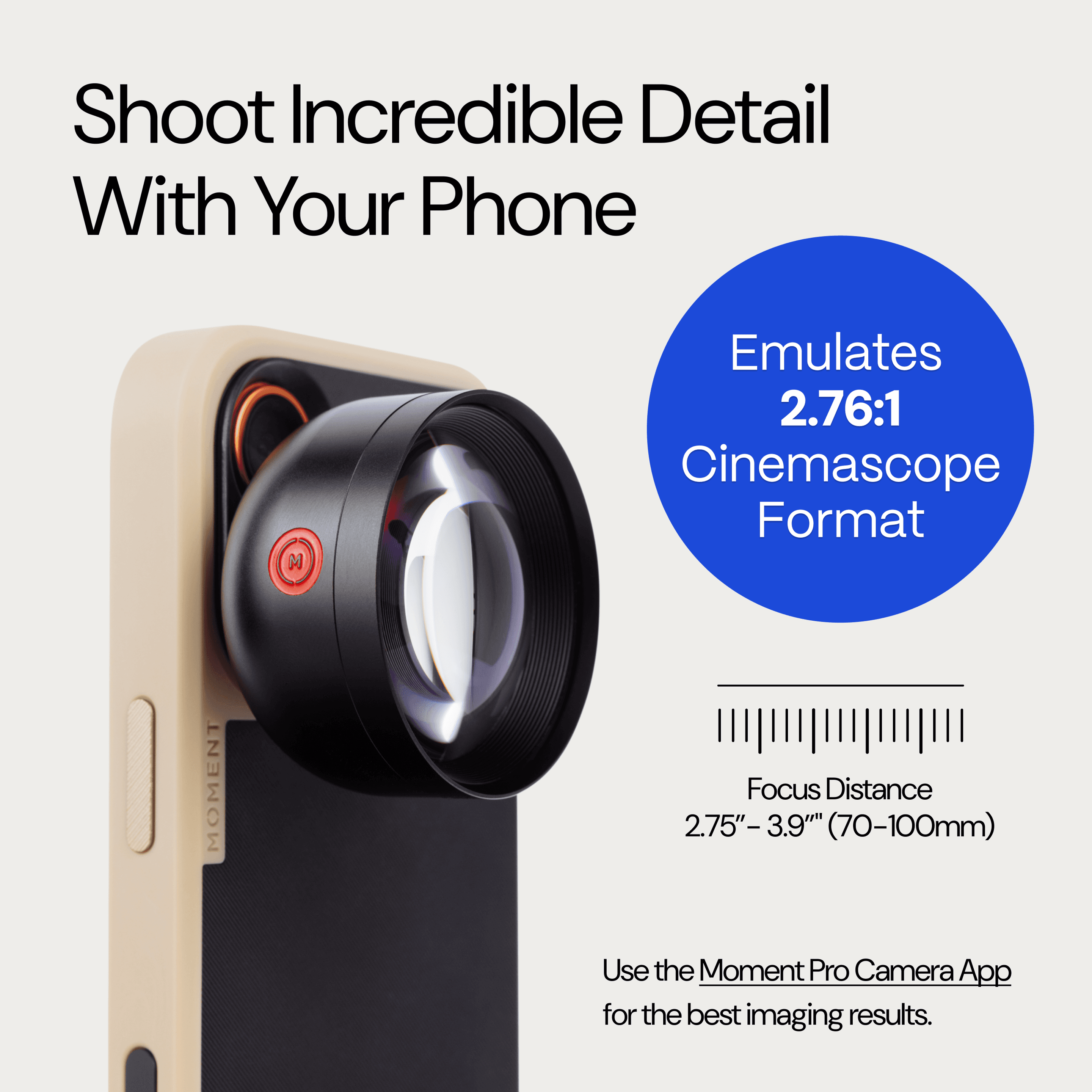 75mm Macro Mobile Lens II - T-Series