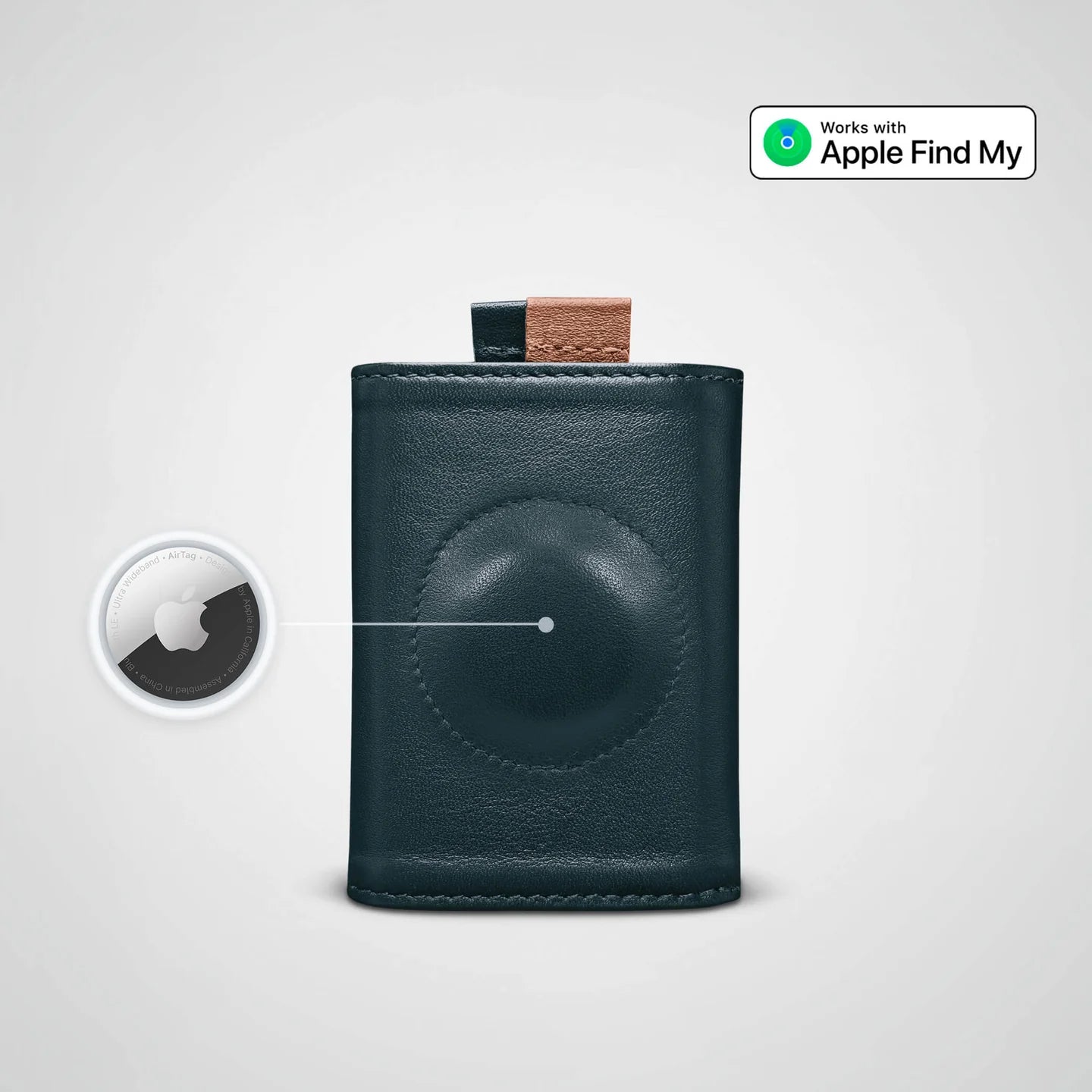 AirTag Ready Speed Wallet Mini  - the Frenchie Co. - Storming Gravity
