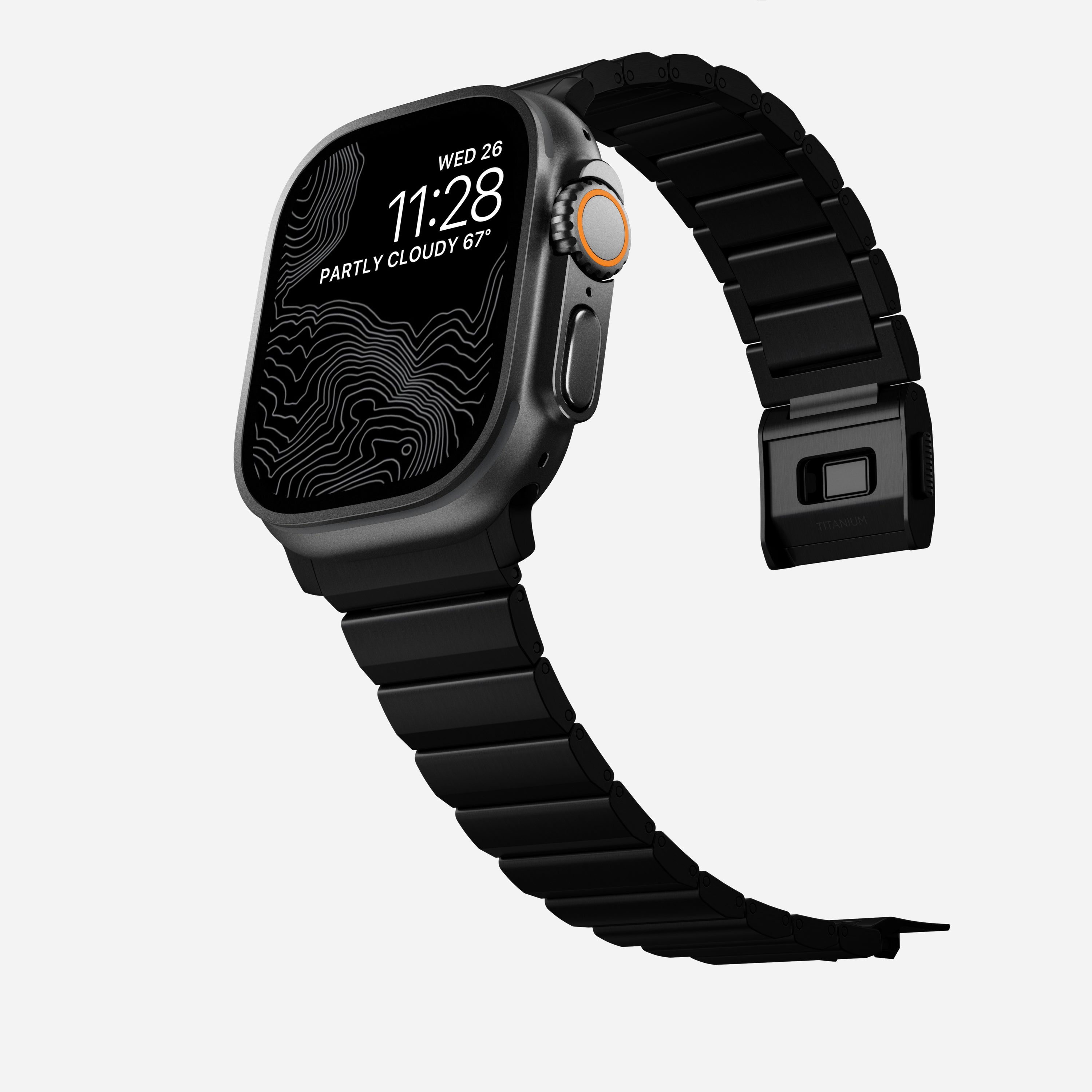 Titanium Band for Apple Watch - Storming Gravity